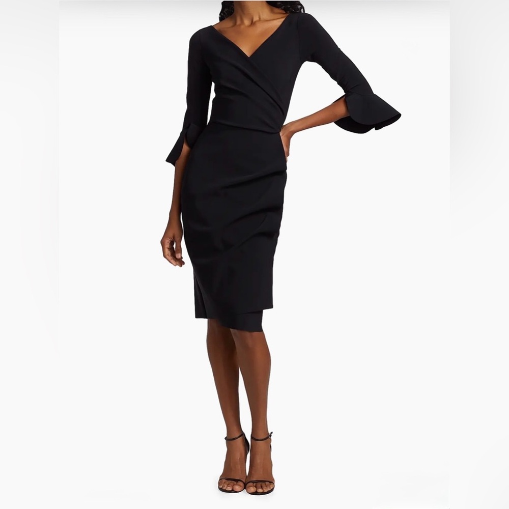 La Petite Robe di Chiara Boni Trina ruffle sheath dress